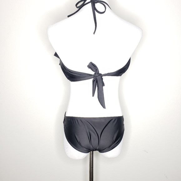 NWOT 1 Piece Ruffle Cutout Swim Suit - Picture 5 of 5